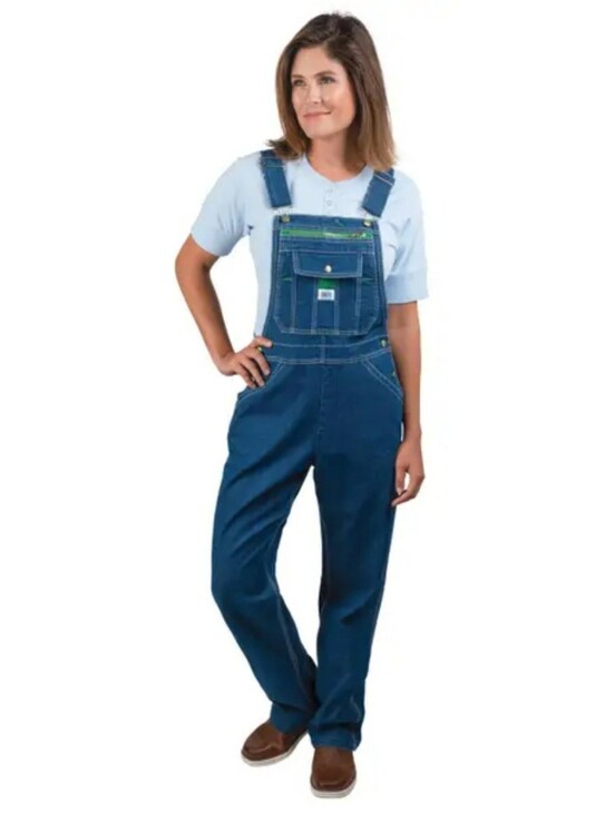 lady liberty Denim - Lady Liberty Blue Denim Overalls, Women's 16. Farmhouse Utility Work Garden